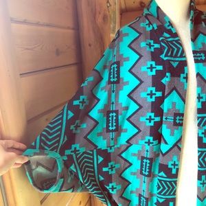 Great throw over poncho that matches everything!